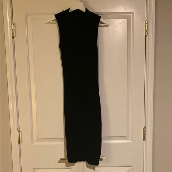 forever 21 black ribbed dress Bodycon Midi Sweater Dress